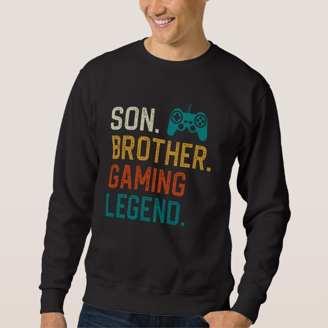 Gaming For Teenage Boys 8 12 Year Old Christmas Ga Sweatshirt (Front)