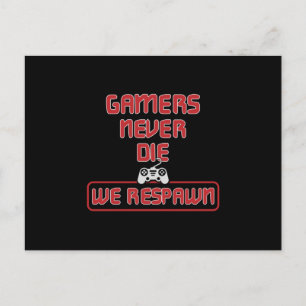 Gaming Game Gamer Console Video Game Gift Idea Postcard