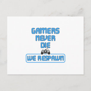 Gaming Game Gamer Video Game Console Gift Idea Postcard