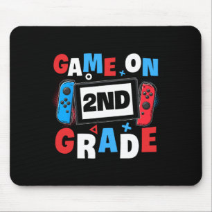Gaming Game On 2nd Grade Second First Day School G Mouse Pad