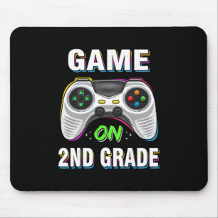 Gaming Game On 2nd Grade Second First Day School G Mouse Pad