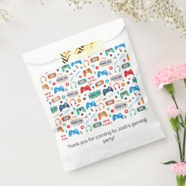 Gaming Gamer Birthday Party Favour Bag (Sealed)