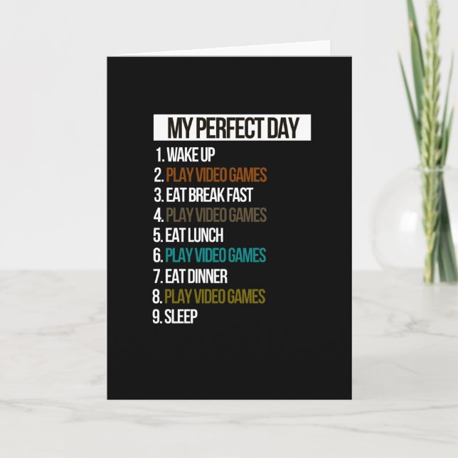 Gaming Gamer Console funny quote gift idea Card (Front)