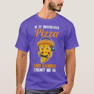 Gaming Gamer Pizza 921 T-Shirt