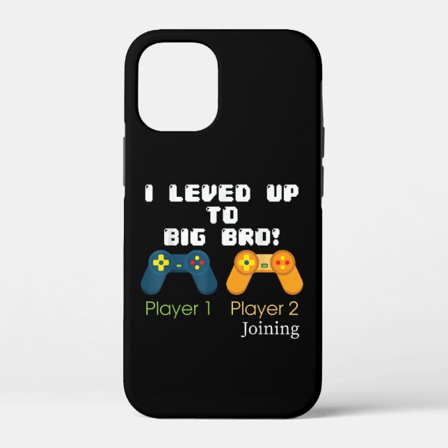 Gaming Gift I Level Up To Big Bro Brother Present Case-Mate iPhone Case (Back)