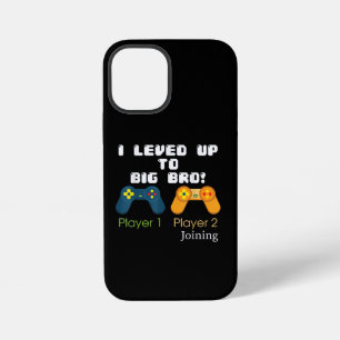 Gaming Gift I Level Up To Big Bro Brother Present iPhone 12 Mini Case