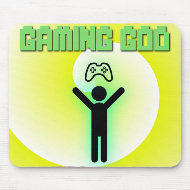 Gaming God Mousepad (Front)