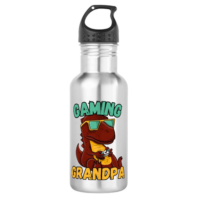  Gaming Grandpa 710 Ml Water Bottle (Front)