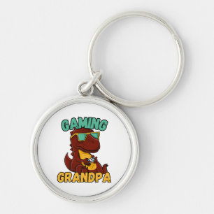 Gaming Grandpa Key Ring