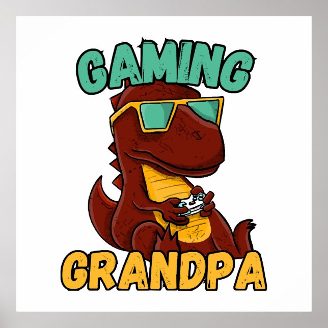  Gaming Grandpa Poster (Front)