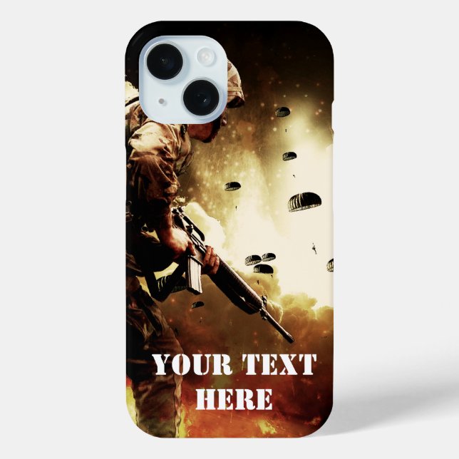 Gaming Ground Combat Soldier Case-Mate iPhone Case (Back)