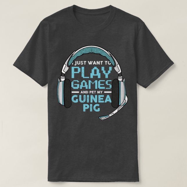 Gaming & Guinea Pigs - Gamer Premium  T-Shirt (Design Front)