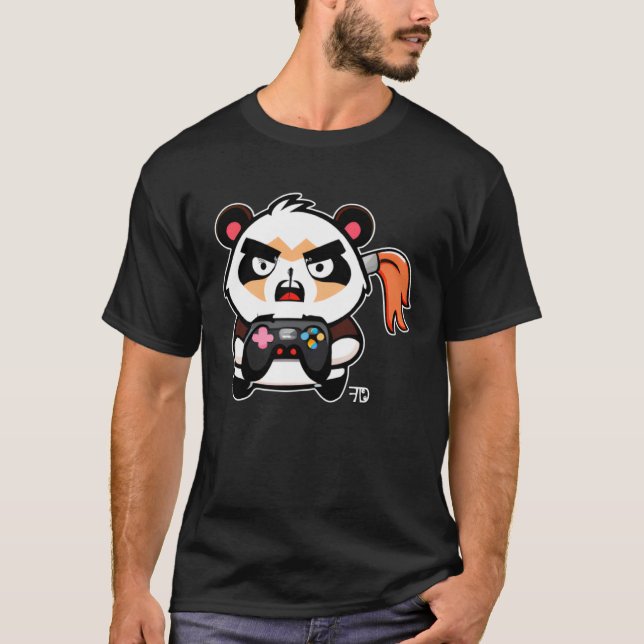 Gaming Hamster Gamer T-Shirt (Front)