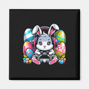 Gaming Happy Easter Day Bunny Egg Funny Boys Kids Magnet
