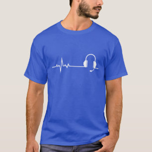 Gaming Heartbeat Gift for Video Game Lovers Gamer T-Shirt