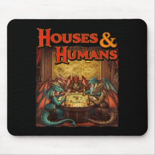 Gaming Houses Humans Funny Rpg Parody Gamer Men Bo Mouse Pad