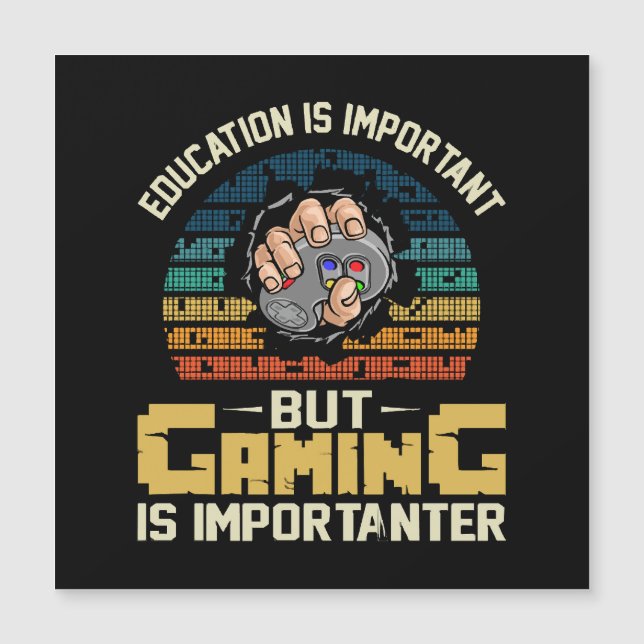 gaming is importanter (Front)