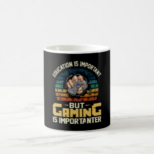 gaming is importanter coffee mug