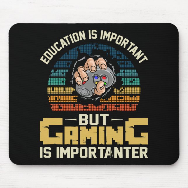 gaming is importanter mouse pad (Front)