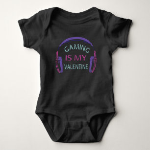 Gaming is my Valentine Baby Bodysuit