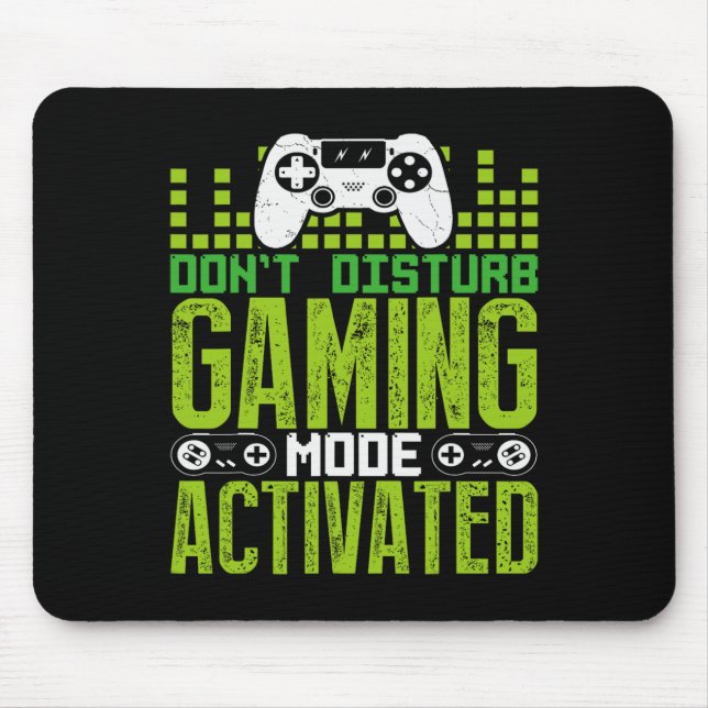 Gaming Is Not A Hob Saint Patricks Day  Mouse Pad (Front)