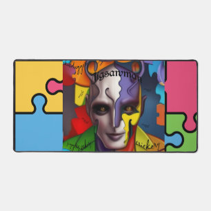 Gaming Jigsawman superhero/villain? Jigsaw Puzzle Desk Mat