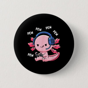 Gaming Kids Boys Girls Anime Video Game Pew Gamer 6 Cm Round Badge