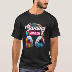 Gaming Kids GAMING MODE ON Funny Gamers Girl T-Shirt