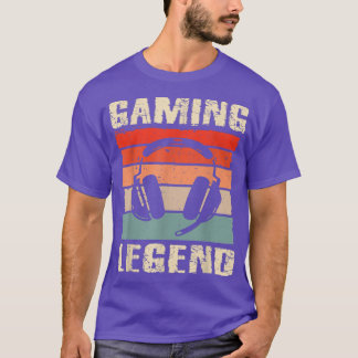 Gaming Legend Gamer For Boys Teens Video Games Fun T-Shirt