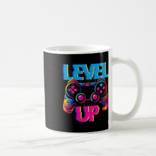 Gaming Level Up Game Controller Video Game Pop Art Coffee Mug