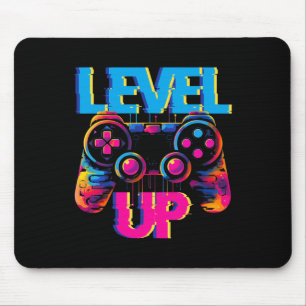 Gaming Level Up Game Controller Video Game Pop Art Mouse Pad