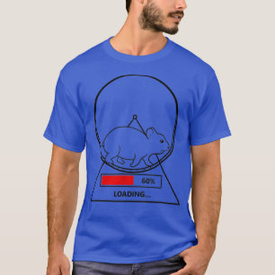 Gaming loading screen hamster on the wheel T-Shirt