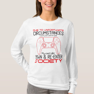 Gaming Lovers Put My Controller Down Funny Gamer T-Shirt