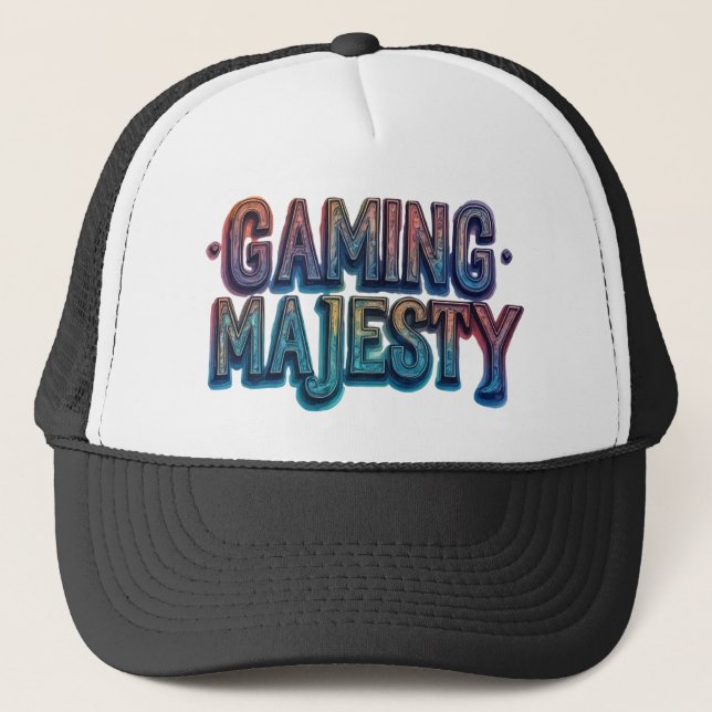 Gaming Majesty Trucker Hat (Front)