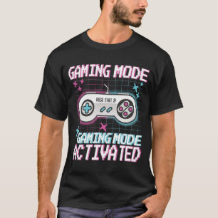 Gaming Mode Activated – Retro Pixel Controller Des T-Shirt