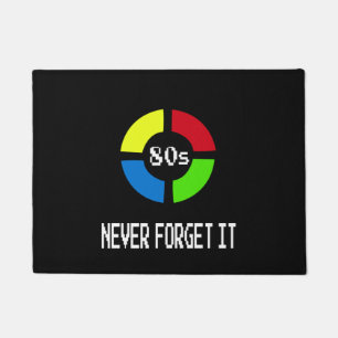 Gaming - Never Forget Is 80's Gamer Gadget Doormat
