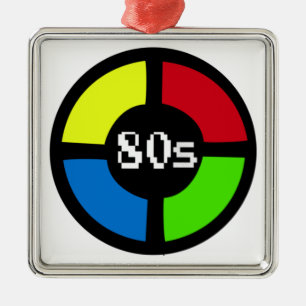 Gaming - Never Forget Is 80's Gamer Gadget Metal O Ornament