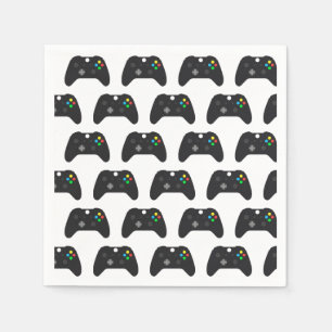 Gaming Paper Napkins, Video Game Party Supplies Napkin