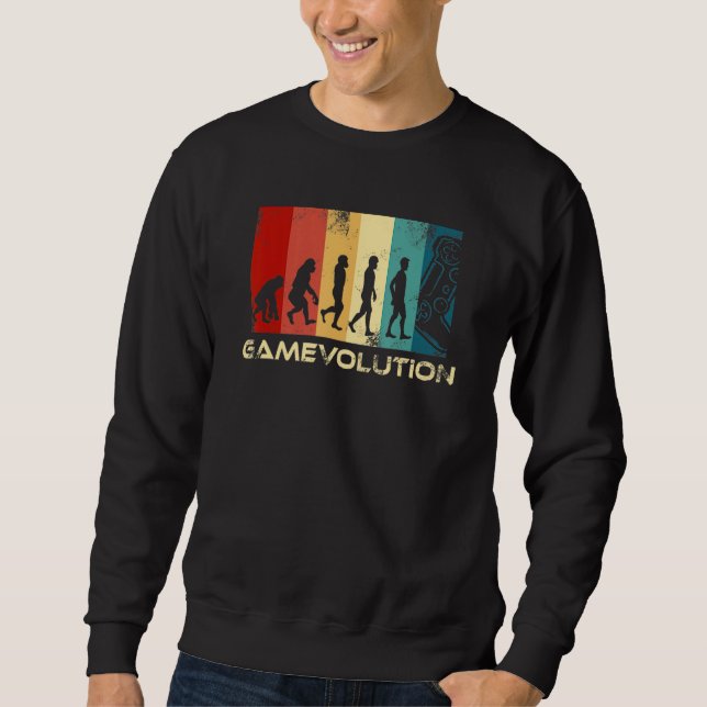 Gaming Power dominate the virtual battlefield Sweatshirt (Front)