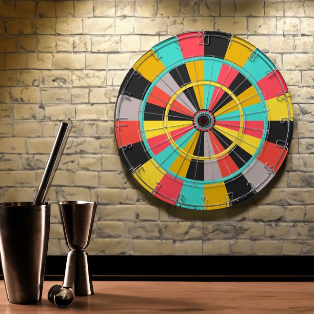Gaming Room Joker Fun Colours Dartboard (Creator Uploaded)