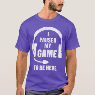 Gaming shirts Foreen Boys Paused My Game Gaming fr