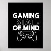 Gaming State Of Mind Video Games Geek and Nerd