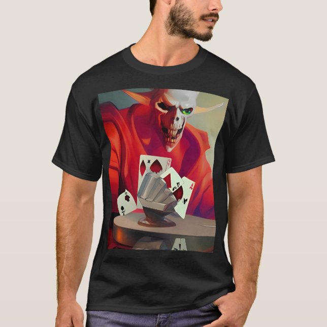 Gaming the Devil Ken Gauge Fantasy T-Shirt (Front)