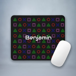 Gaming Theme Controller Buttons Mouse Pad