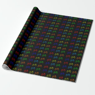 Gaming Theme Wrapping Paper