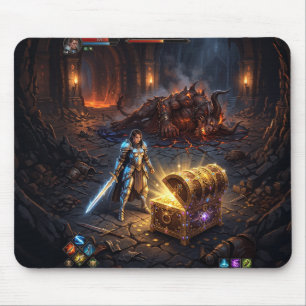 GAMING: Treasure Chest From Boss Fight Mouse Pad