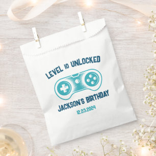 Gaming Video Game Theme Gamer Boy Birthday Party Favour Bag