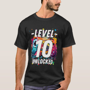 Gaming Vintage 10th Birthday 10 Ten Year Old Boy G T-Shirt