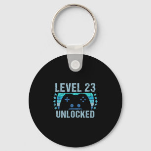 Gaming Vintage 23rd Birthday Gift 23 Year Old Boy  Key Ring