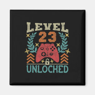 Gaming Vintage 23rd Birthday Gift 23 Year Old Boy Magnet